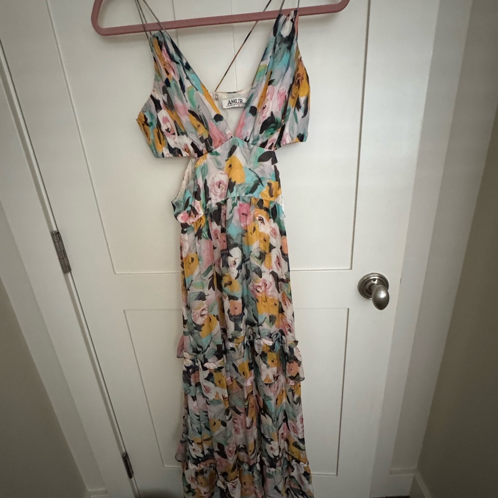 AMUR Floral Maxi Dress - Multicolor